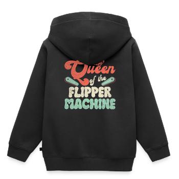Joueur de flipper - Sweat Premium à capuche enfant bio - noir - Dos - AI Model Kid Male (0cm)