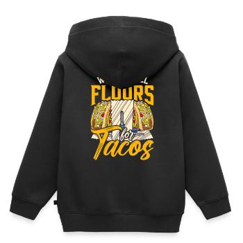 Floor layers, tilers, screed layers - Kids Premium Organic Hoodie - black - Back - AI Model Kid Male (0cm)