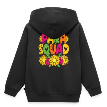 Erziehungsassistent Para Squad - Kinder Premium Organic Hoodie - Schwarz - Hinten - AI Model Kid Male (0cm)