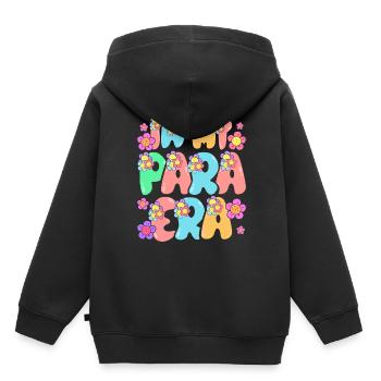 Kinderbetreuungsassistent In My Para Era - Kinder Premium Organic Hoodie - Schwarz - Hinten - AI Model Kid Male (0cm)