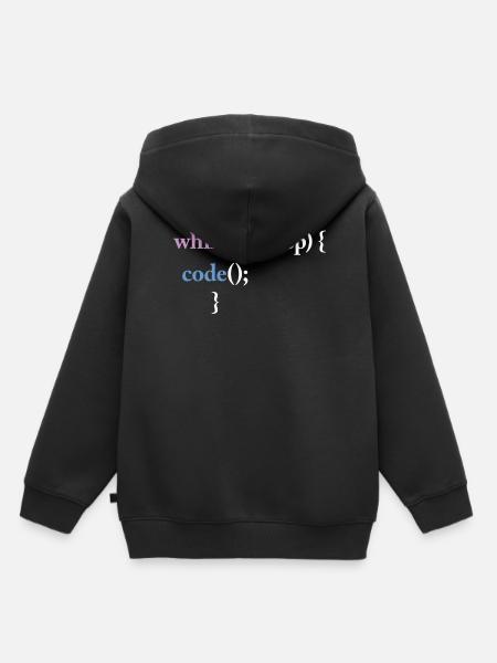 Programming Code Computer Science Funny Programmer - Kinder Premium Organic Hoodie - Schwarz