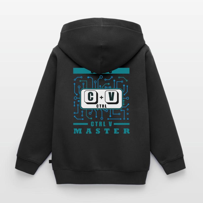 Binary Code Programmer Computer Science Programmin Kinder Premium Organic Hoodie