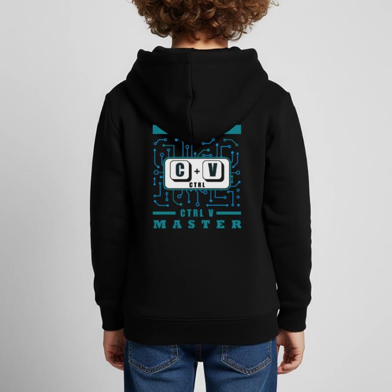 Binary Code Programmer Computer Science Programmin Kinder Premium Organic Hoodie