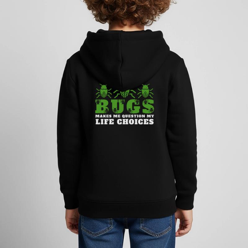 Computer Bugs Binary Codes Funny Programming Kinder Premium Organic Hoodie