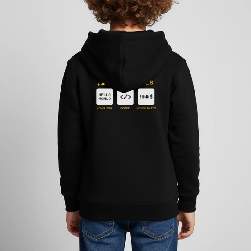 Computer Coder Funny Programmer Geek Programming Kinder Premium Organic Hoodie