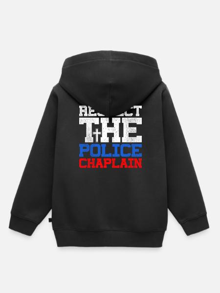 Polizeipfarrer Kaplan Kleriker - Kinder Premium Organic Hoodie - Schwarz