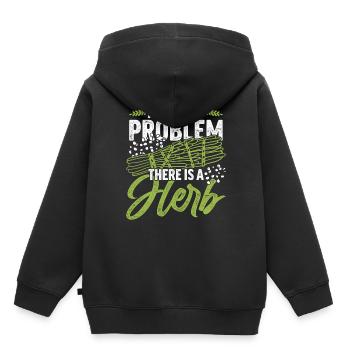 Fumigation d’appartement par la fumée - Sweat Premium à capuche enfant bio - noir - Dos - AI Model Kid Male (0cm)