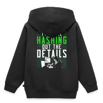 Ethical Hacker Ethischer Hacker - Kinder Premium Organic Hoodie - Schwarz - Hinten - AI Model Kid Male (0cm)