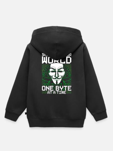 Ethical Hacker Ethischer Hacker - Kinder Premium Organic Hoodie - Schwarz