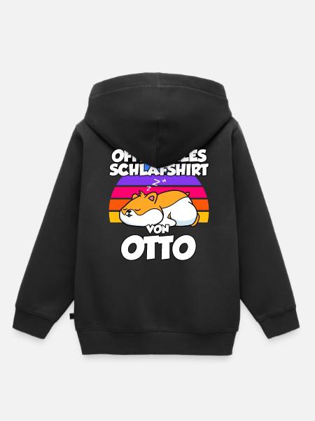 Offizielles Schlafshirt Von Otto - Kinder Premium Organic Hoodie - Schwarz