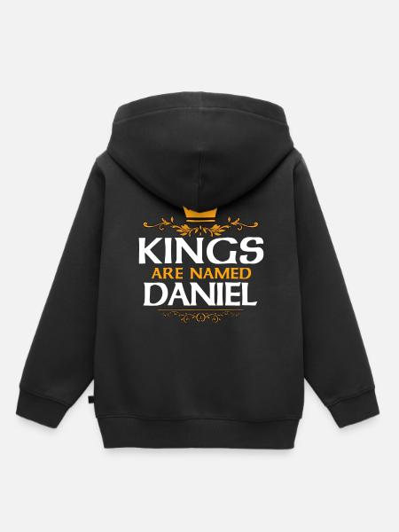 Daniel - Kinder Premium Organic Hoodie - Schwarz