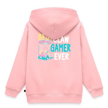 Gripper Kraller Gripper Meilleur joueur de griffes de tous les temps - Sweat Premium à capuche enfant bio - rose - Dos - AI Model Kid Female (0cm)