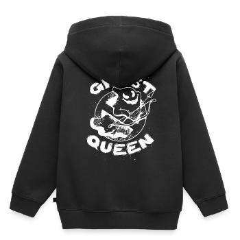 Cupid Boo Ghost Queen Funny Valentines Day - Kinder Premium Organic Hoodie - Schwarz - Hinten - AI Model Kid Male (0cm)