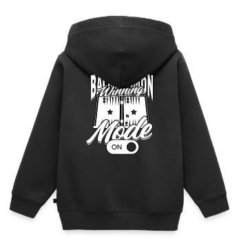 Backgammon Winning Mode On - Kinder Premium Organic Hoodie - Schwarz - Hinten - AI Model Kid Male (0cm)
