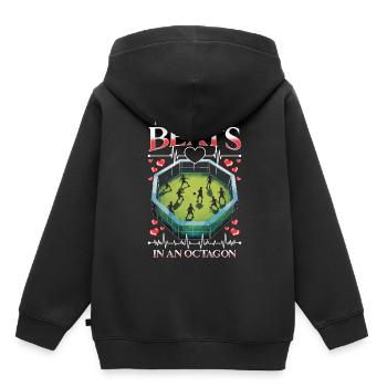 Gagaball Gaga Ball Dodgeball - Kids Premium Organic Hoodie - black - Back - AI Model Kid Male (0cm)