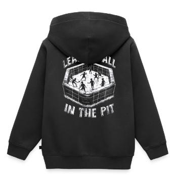 Gagaball Gaga Ball Dodgeball - Kids Premium Organic Hoodie - black - Back - AI Model Kid Male (0cm)