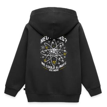 Ingénieur Nucléaire Technicien Nucléaire - Sweat Premium à capuche enfant bio - noir - Dos - AI Model Kid Male (0cm)