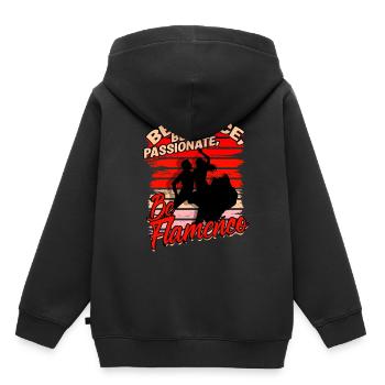 Be fierce be passionate be Flamenco - Kids Premium Organic Hoodie - black - Back - AI Model Kid Male (0cm)