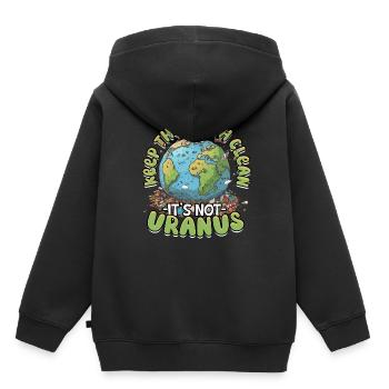 Umweltschutz Umweltschützer Recyceln - Kinder Premium Organic Hoodie - Schwarz - Hinten - AI Model Kid Male (0cm)