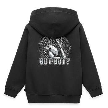 Robotik Ingenieur Got Bot? - Kinder Premium Organic Hoodie - Schwarz - Hinten - AI Model Kid Male (0cm)