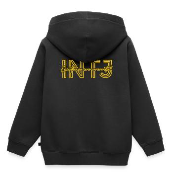 Architecte de personnalité INTJ - Sweat Premium à capuche enfant bio - noir - Dos - AI Model Kid Male (0cm)