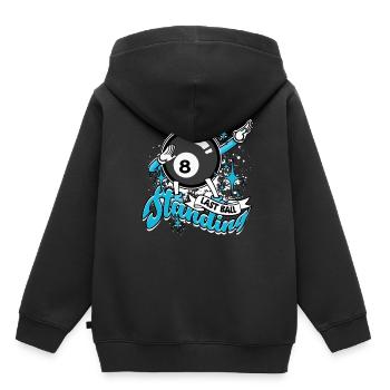 8-Ball Billard Last Ball Standing - Kinder Premium Organic Hoodie - Schwarz - Hinten - AI Model Kid Male (0cm)