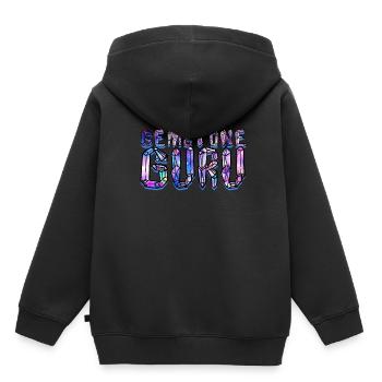 Géologie Géologue Géosciences Gourou des pierres précieuses - Sweat Premium à capuche enfant bio - noir - Dos - AI Model Kid Male (0cm)