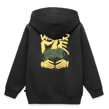 Plantes Plant Collector Plant Water Me - Sweat Premium à capuche enfant bio - noir - Dos - AI Model Kid Male (0cm)