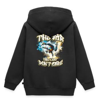 Breakdance B-boy Stunt Street Dancer - Kinder Premium Organic Hoodie - Schwarz - Hinten - AI Model Kid Male (0cm)