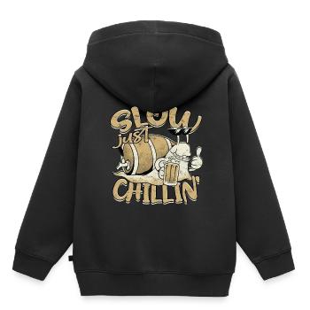 Schnecke Schnecken Entomologie Entomologe - Kinder Premium Organic Hoodie - Schwarz - Hinten - AI Model Kid Male (0cm)