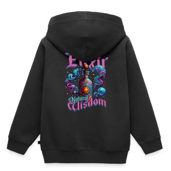Pharmacist Pharmacist Elixir Of Natural Wisdom - Kids Premium Organic Hoodie - black - Back - AI Model Kid Male (0cm)