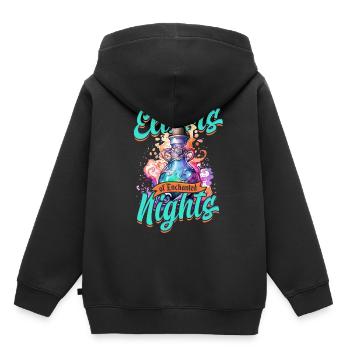 Apothecary Elixirs Of Enchanted Nights - Kids Premium Organic Hoodie - black - Back - AI Model Kid Male (0cm)