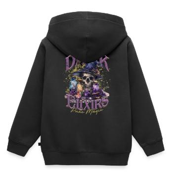 Apothecary Herbalist Dark Elixirs Dark Magic - Kids Premium Organic Hoodie - black - Back - AI Model Kid Male (0cm)