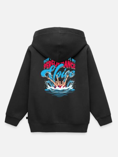 Synchronschwimmen Performance Voice - Kinder Premium Organic Hoodie - Schwarz
