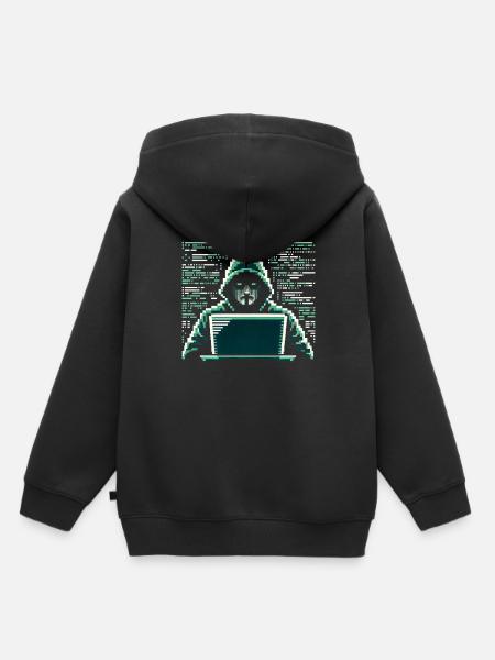 Programmierer Programmieren Informatik - Kinder Premium Organic Hoodie - Schwarz