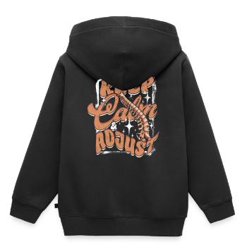 Chiropractor Physical Therapist Keep Calm & Adjust - Kids Premium Organic Hoodie - black - Back - AI Model Kid Male (0cm)