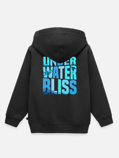 Aquarium Aquaristik - Kinder Premium Organic Hoodie - Schwarz