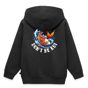 Aquarium aquatique - Sweat Premium à capuche enfant bio - noir - Dos - AI Model Kid Male (0cm)