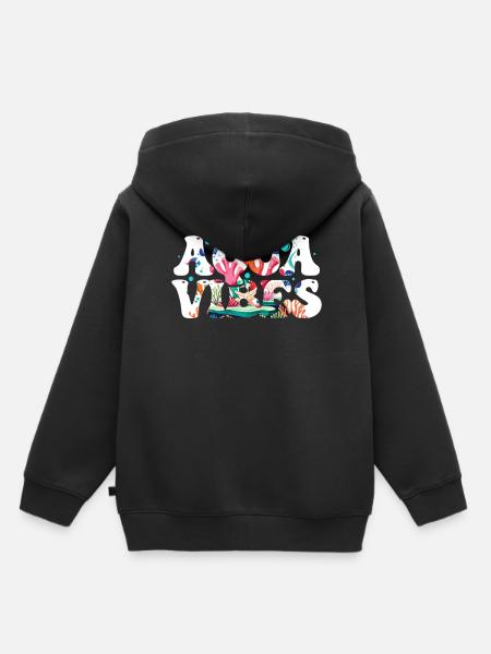 Aquarium Aquaristik - Kinder Premium Organic Hoodie - Schwarz