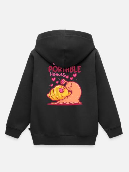 Muschelsammler Muscheln - Kinder Premium Organic Hoodie - Schwarz