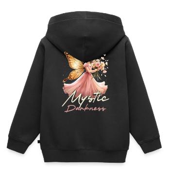 Fairycore Fairy Gothic Mystic Darkness - Kids Premium Organic Hoodie - black - Back - AI Model Kid Male (0cm)