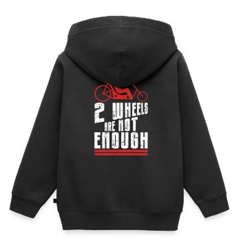 Tricycle couché Tricycle couché - Sweat Premium à capuche enfant bio - noir - Dos - AI Model Kid Male (0cm)