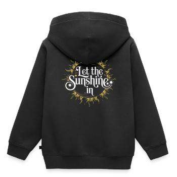 Let The Sunshine In Summer Solstice Mystical Boho - Kids Premium Organic Hoodie - black - Back - AI Model Kid Male (0cm)