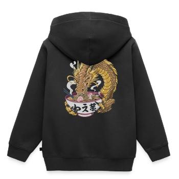 Legendärer Ramen-Fresser - Kinder Premium Organic Hoodie - Schwarz - Hinten - AI Model Kid Male (0cm)