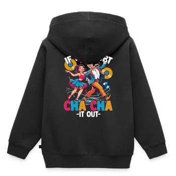 ChaCha Tanz Tanzen If In Doubt Cha Cha It Out - Kids Premium Organic Hoodie - black - Back - AI Model Kid Male (0cm)
