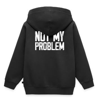 Sarkasmus Teenie Geburtstag Geschenkidee - Kinder Premium Organic Hoodie - Schwarz - Hinten - AI Model Kid Male (0cm)