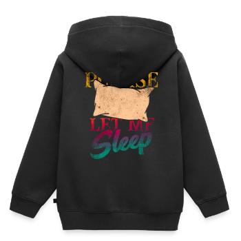 Dormir - Sweat Premium à capuche enfant bio - noir - Dos - AI Model Kid Male (0cm)
