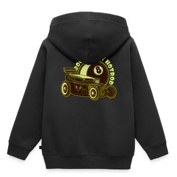 Tige chaude - Sweat Premium à capuche enfant bio - noir - Dos - AI Model Kid Male (0cm)