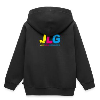 Jung Liberal Handsome - FDP JuLis Liberté - Sweat Premium à capuche enfant bio - noir - Dos - AI Model Kid Male (0cm)