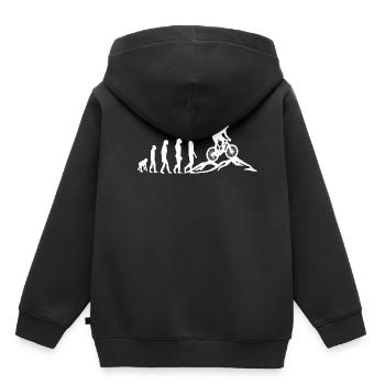 VTT VTT Evolution Biking - Sweat Premium à capuche enfant bio - noir - Dos - AI Model Kid Male (0cm)